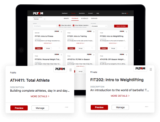 Plt4m Digital Training Software For Coaches Students