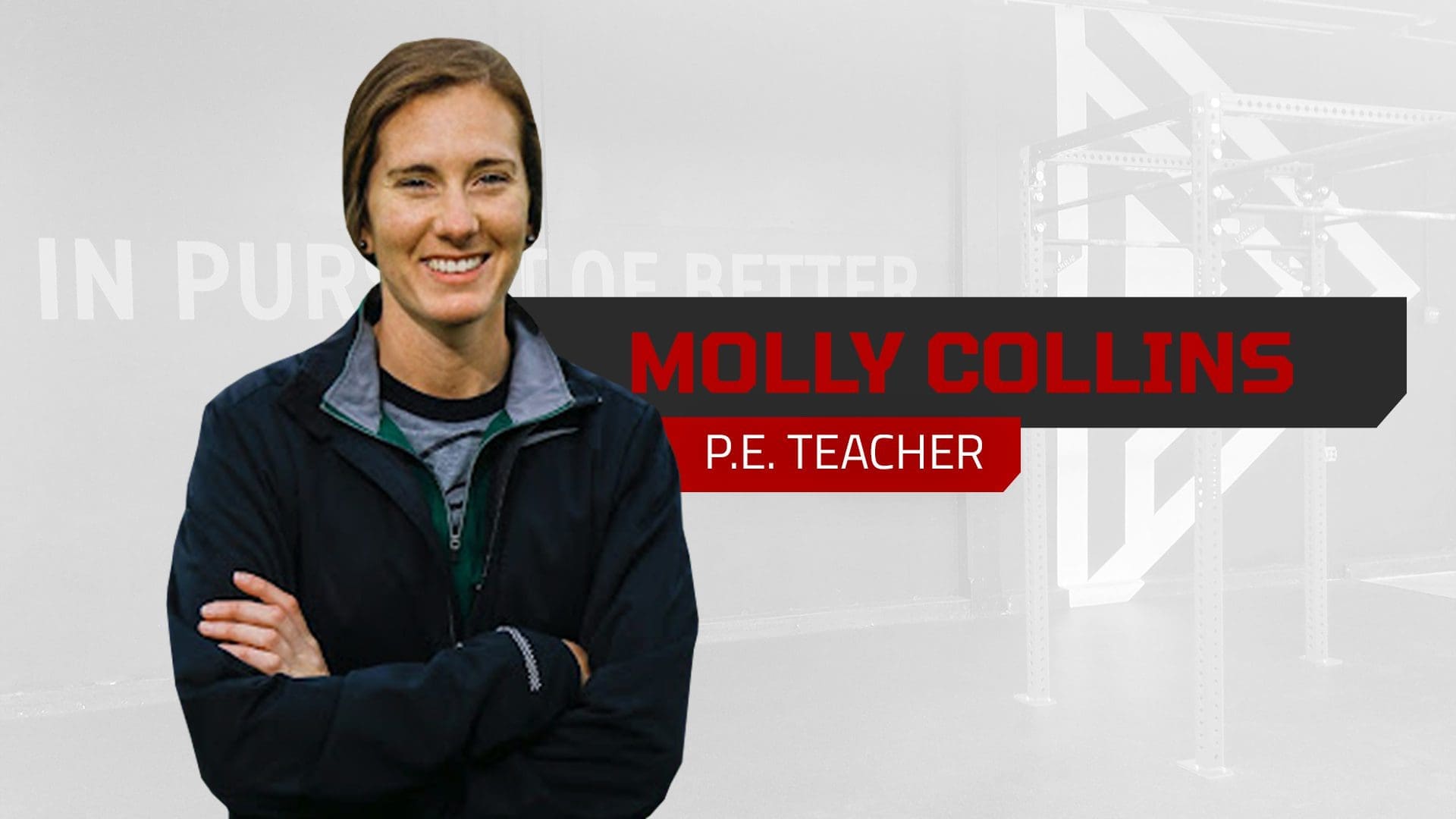Molly Collins PE teacher headshot.