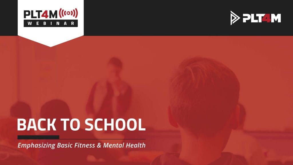 Back to school webinar slide.