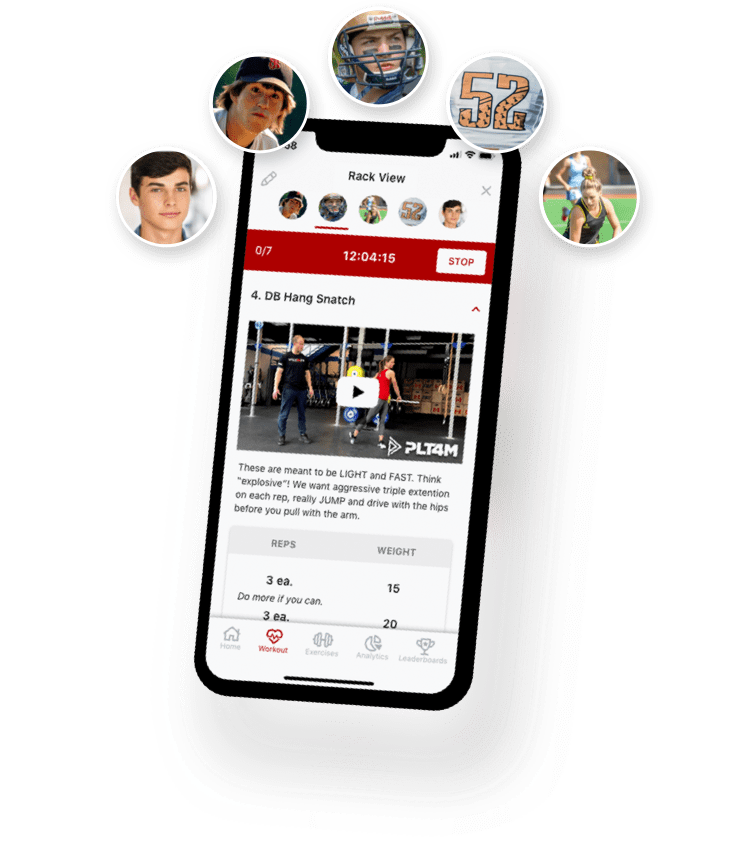 PLT4M rackview on phone.