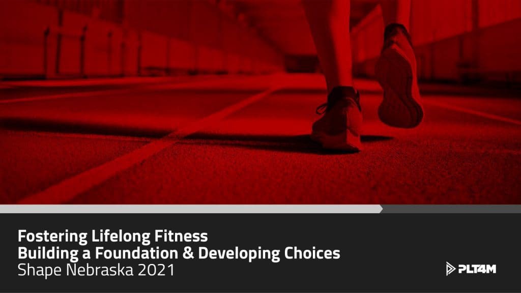 Fostering lifelong fitness presentation cover.