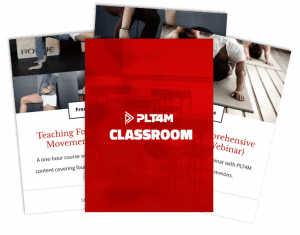 PLT4M classroom for professional development cover page.