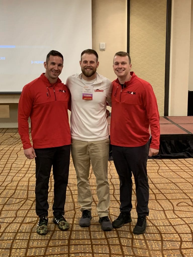 Left to Right - Max Isaak (PLT4M), Brandon Siegel (Shape Nebraska President & Teacher), Doug Curtin (PLT4M)