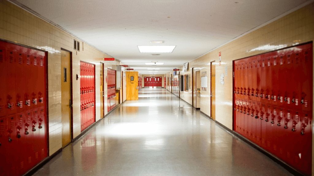 School hallway