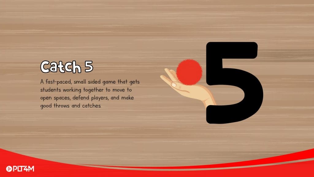 Catch 5 program title card.