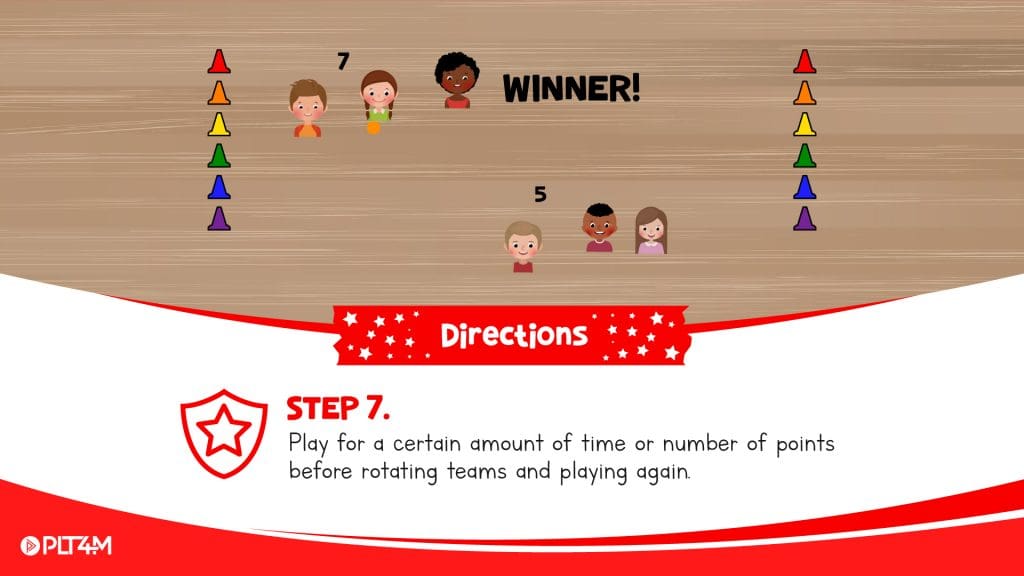 Directions for Catch 5 Invasion game.