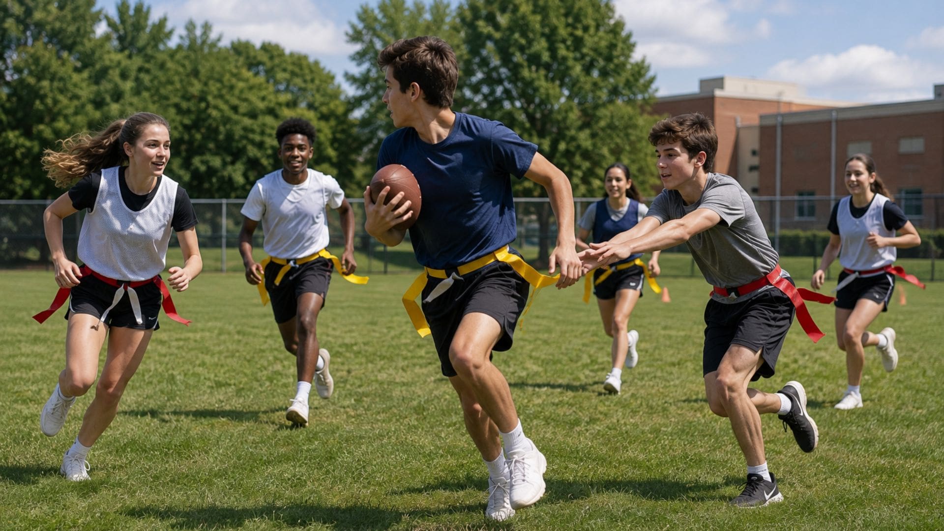 Flag football lessons for pe cover
