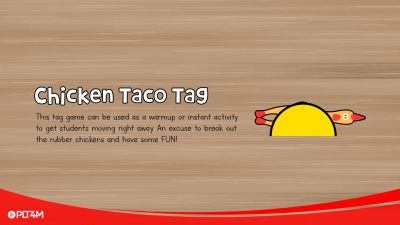 Image for the Tweet beginning: 🐔🌮 Chicken Taco Tag is